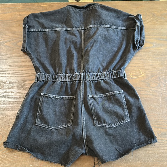 Cotton On Black Denim Romper - Picture 4 of 4